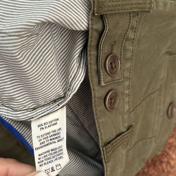Alex Mill Boyish Chino Pant Military Olive Size 6 - Picture 9 of 12